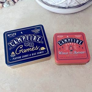 Gentlemen’s Hardware Campfire Games Bundle. Would you Rather?, Playing Cards &..